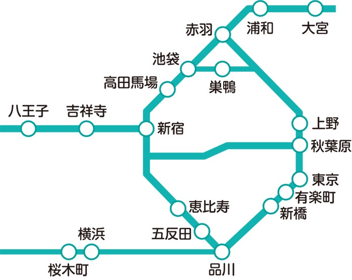 JAD路線図