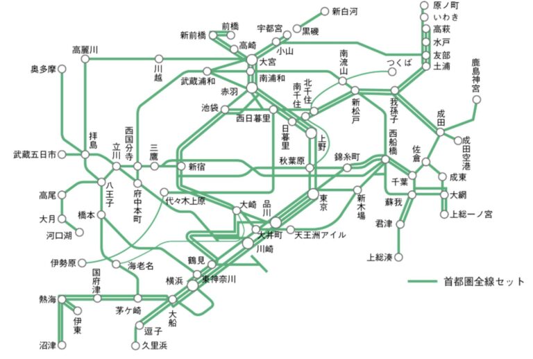 中吊り首都圏全線セット＿路線図