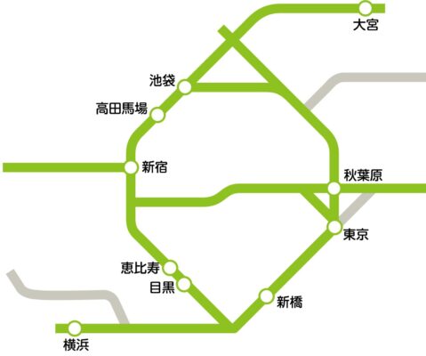 連貼 山手プラスQR10　掲出駅